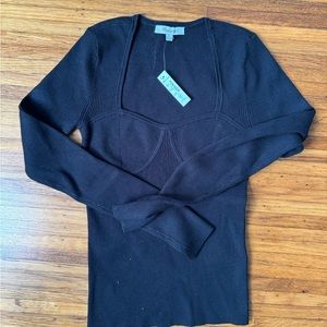 Madewell wide rib sweater top